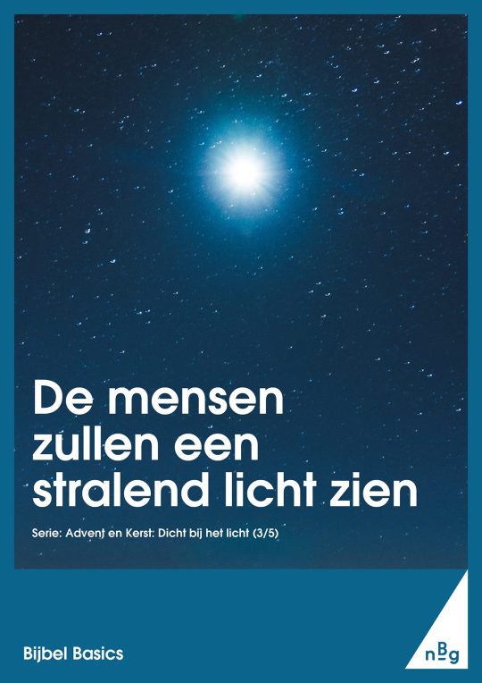 De mensen zullen een stralend licht zien