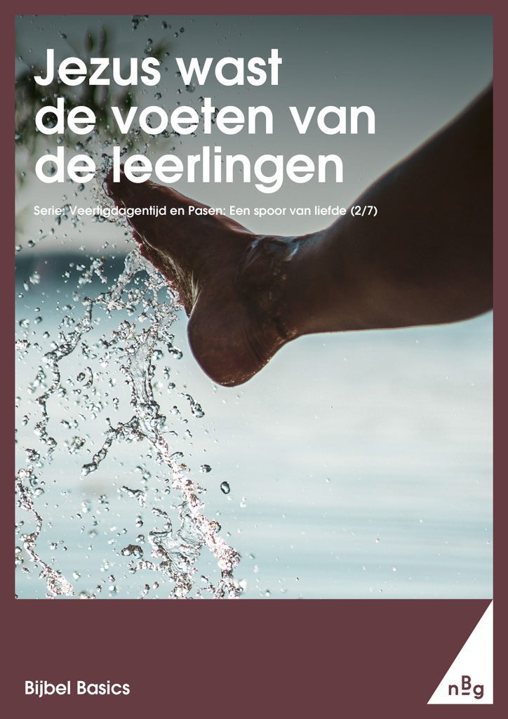 Jezus wast de voeten van de leerlingen