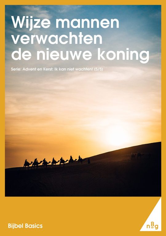 Wijze mannen verwachten de nieuwe koning